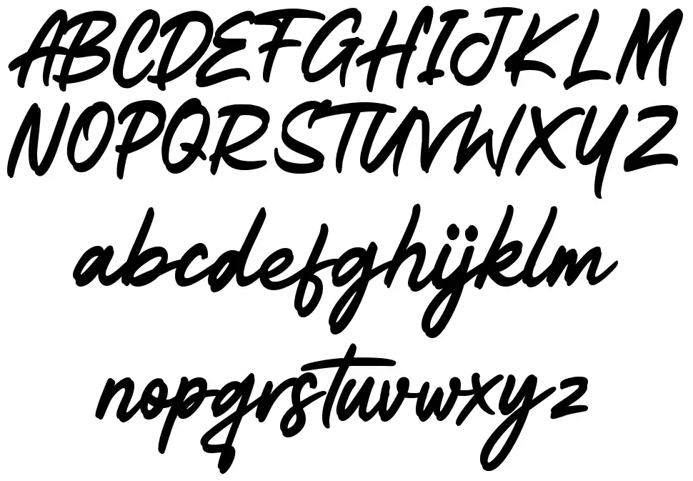 Breaksongfont specimens
