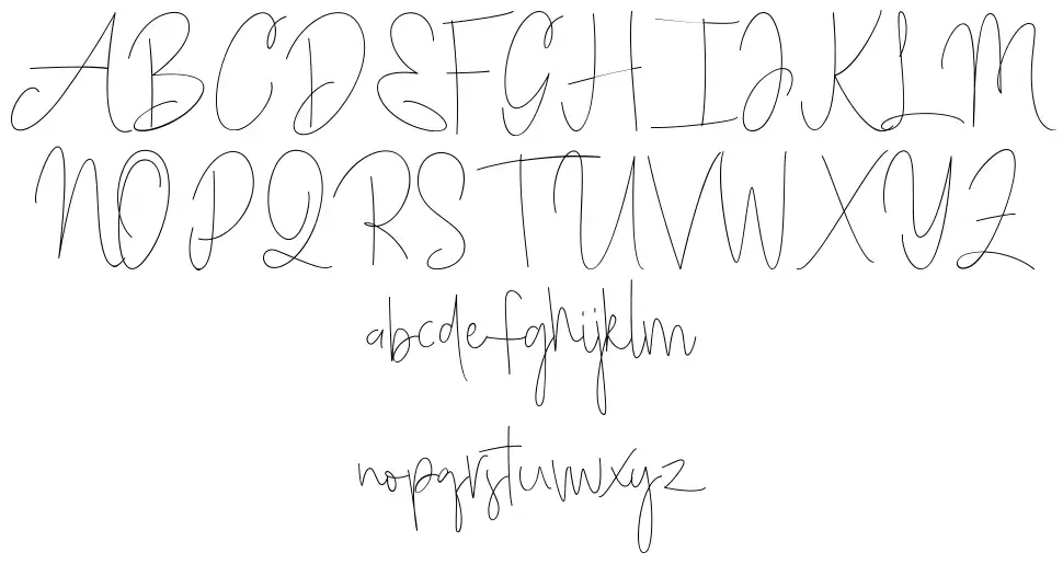 Bright Daddyfont specimens