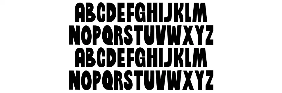 Brinetext Blackfont specimens