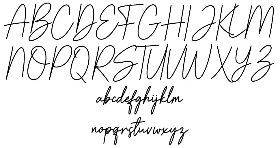 Bristanyfont specimens