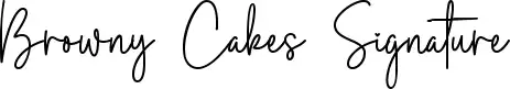 Browny Cakes Signature