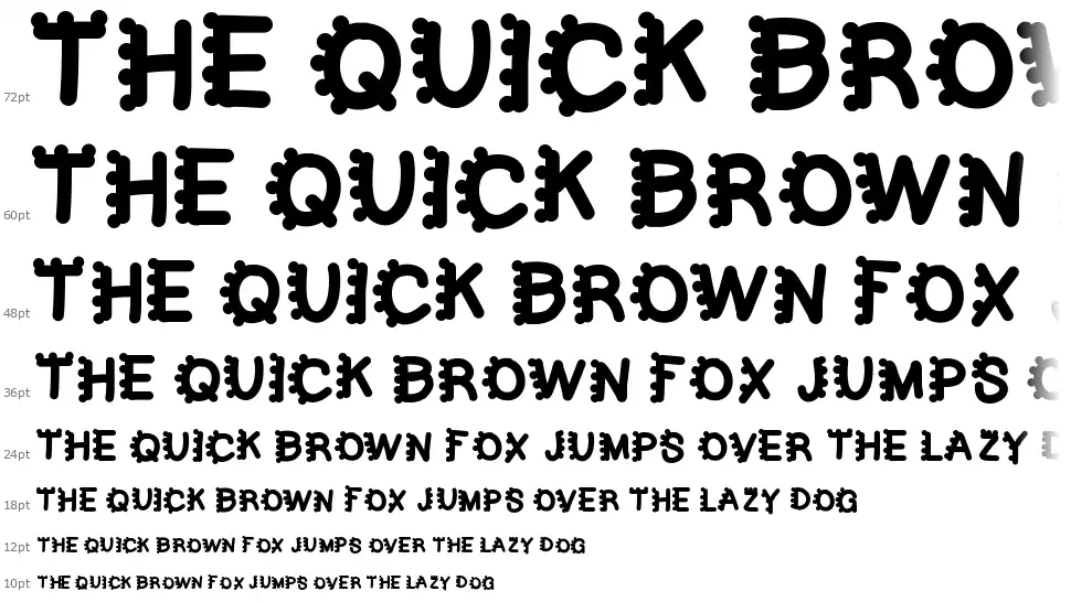 Bubblefontfont waterfall