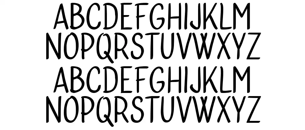 Bublina the Dogfont specimens