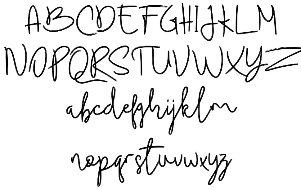 Budhayanti Scriptfont specimens