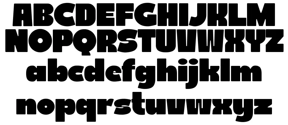 Budoka Spécimens Budokafont specimens