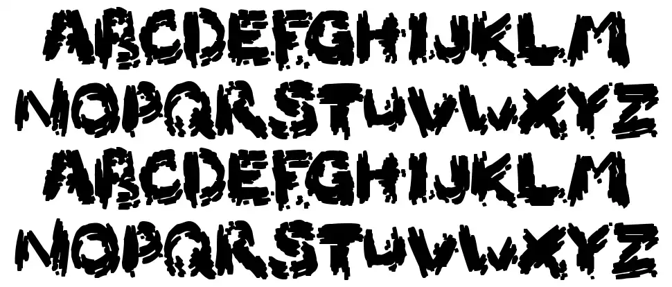 Burnt Firewoodfont specimens