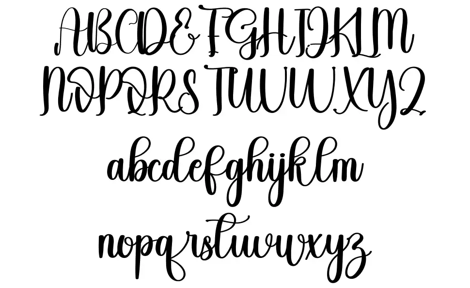 Buyslingfont specimens