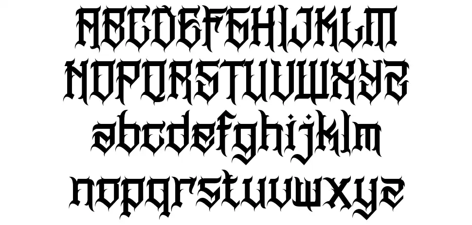 BWS Northlandfont specimens