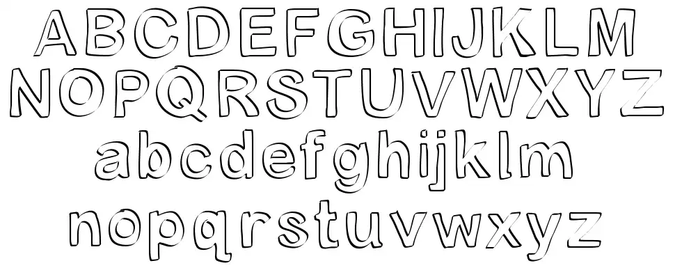 Byron Blockfont specimens