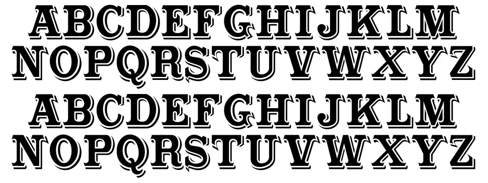 Cabbagetownfont specimens