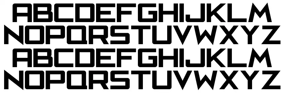 Cafe Nero M54font specimens
