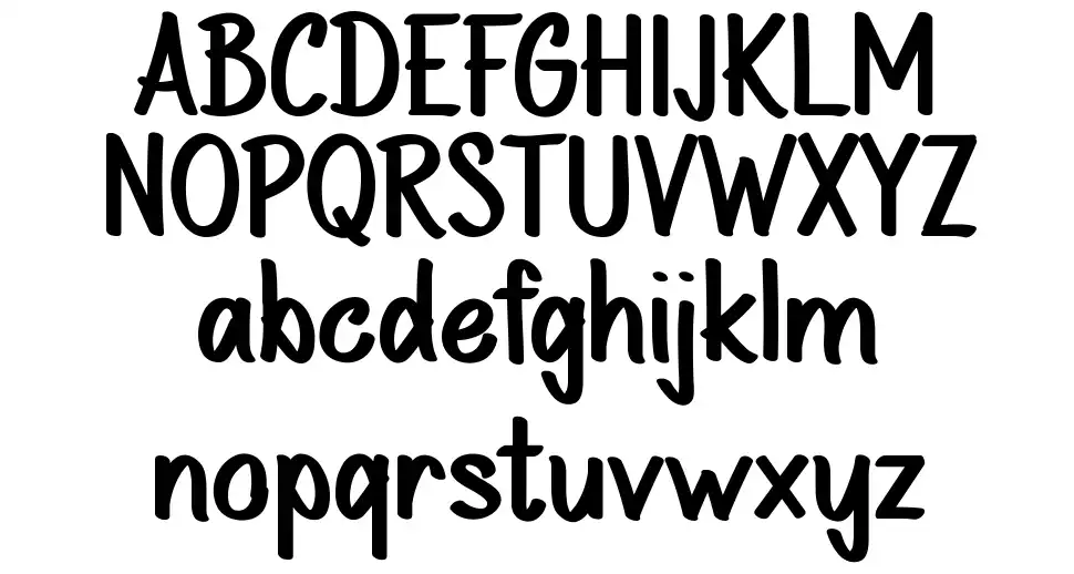 CAFE RACERfont specimens