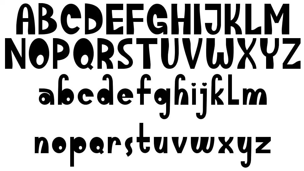 Call Me Babyfont specimens
