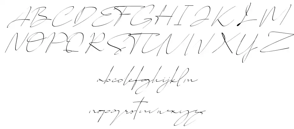 Callihgrafont specimens