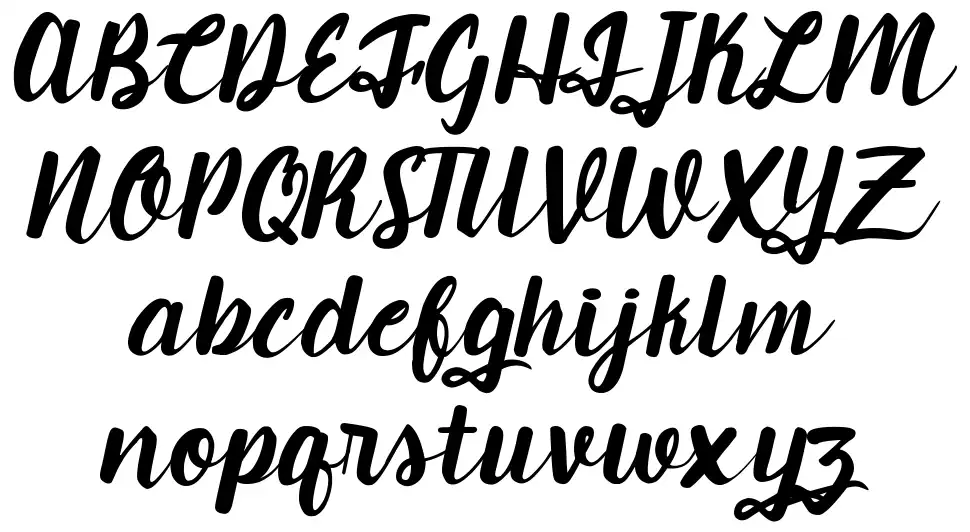 Candlelightfont specimens