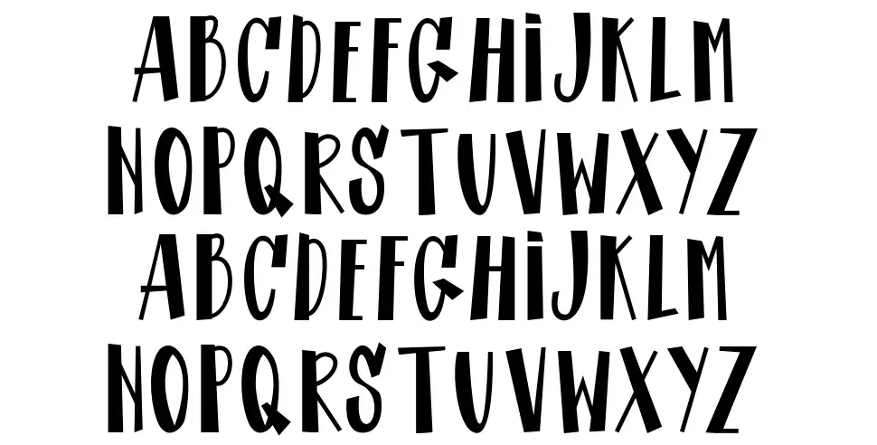 Carolinefont specimens