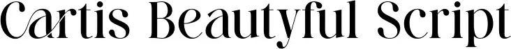 Cartis Beautyful Script