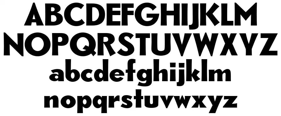 CAT Rhythmusfont specimens