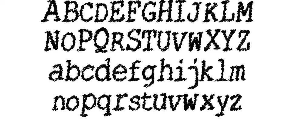 Cats Stringfont specimens