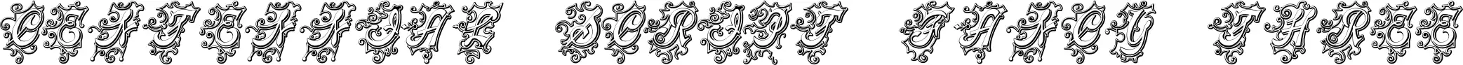 Centennial Script Fancy Three