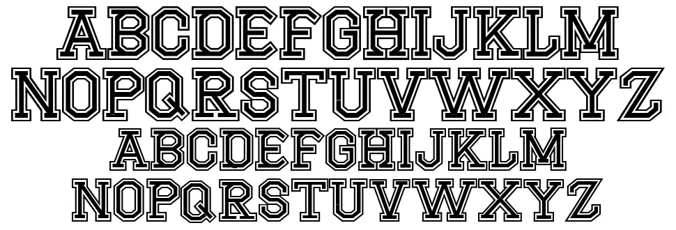 CF Montreal High Schoolfont specimens