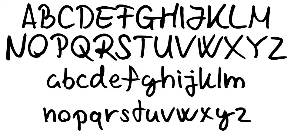 Chabinho 2008font specimens