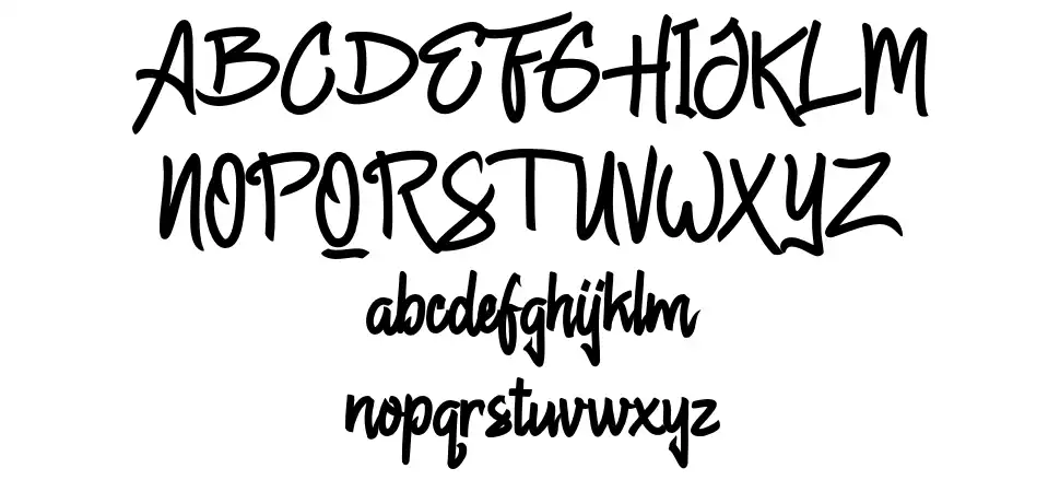 Chagackfont specimens