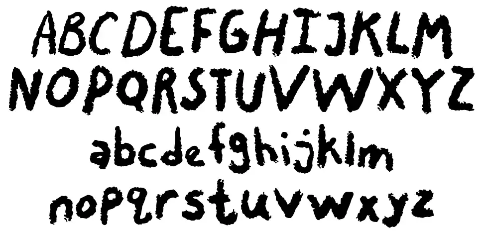 Chalky Chickenfont specimens