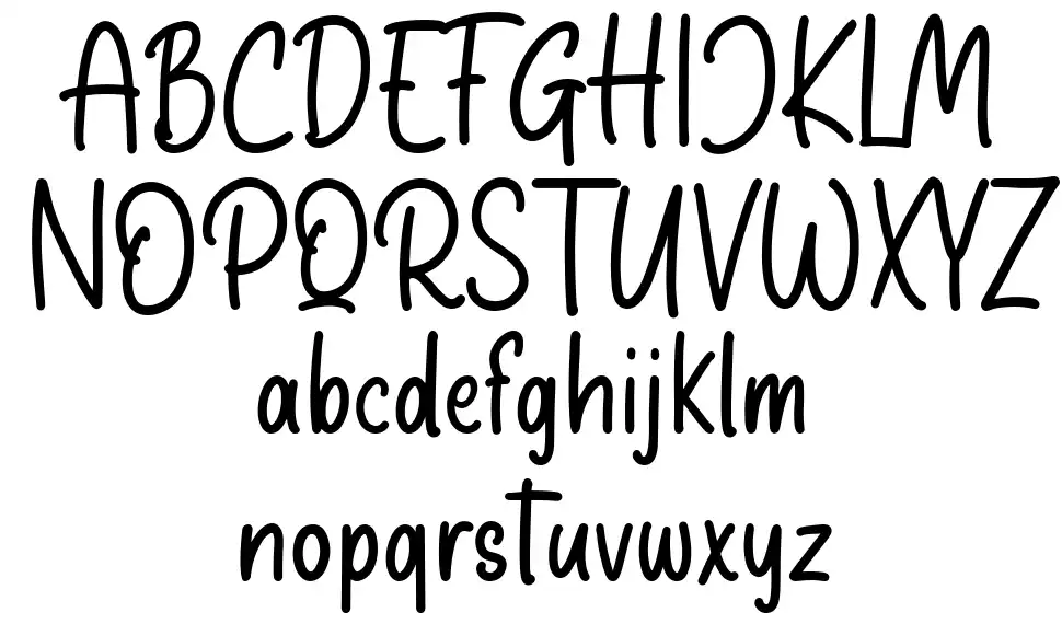 Charming Childishfont specimens