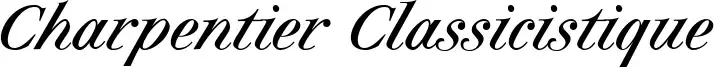 Charpentier Classicistique