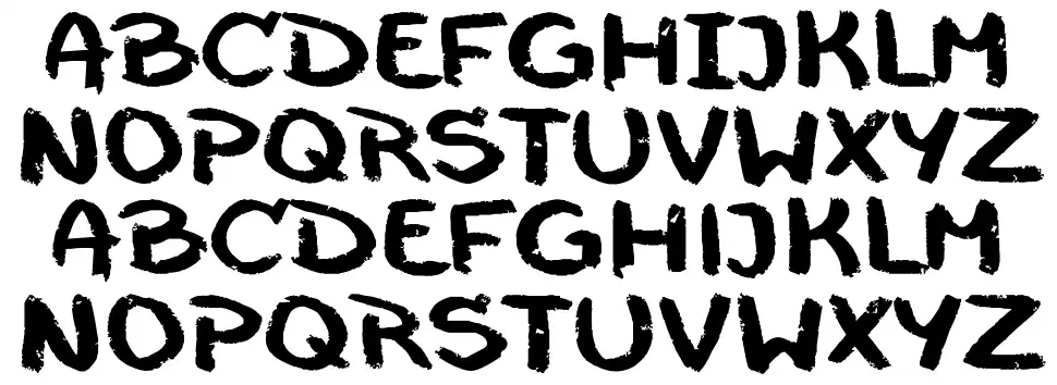 Cheeseborgerfont specimens