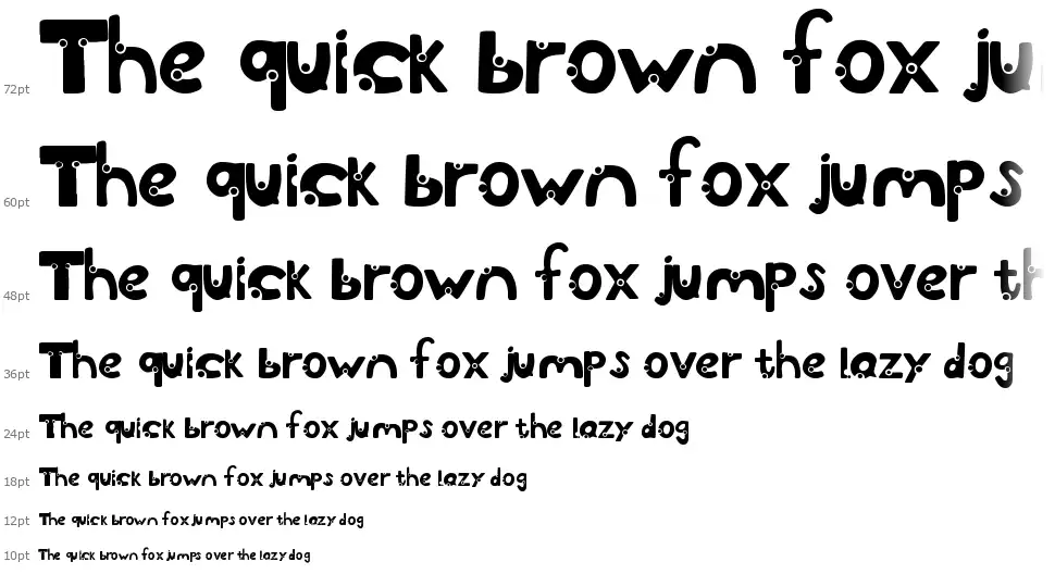 Cheesyfont waterfall