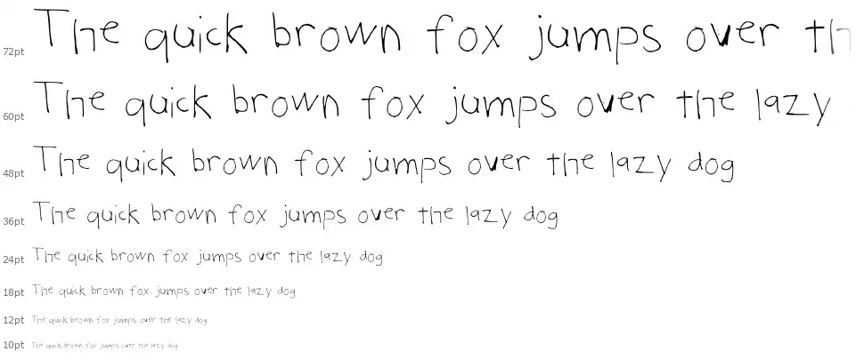 Child Serial Killerfont waterfall