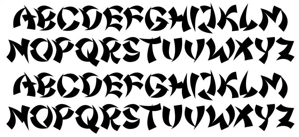 Chinatown Champsfont specimens