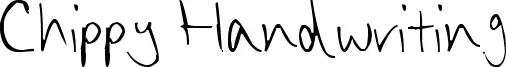 Chippy Handwriting