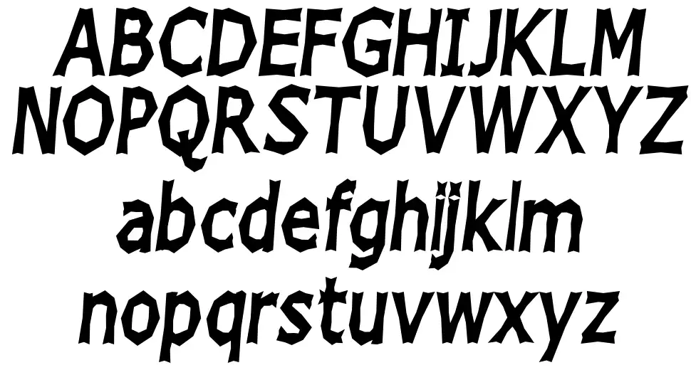 Chizzfont specimens