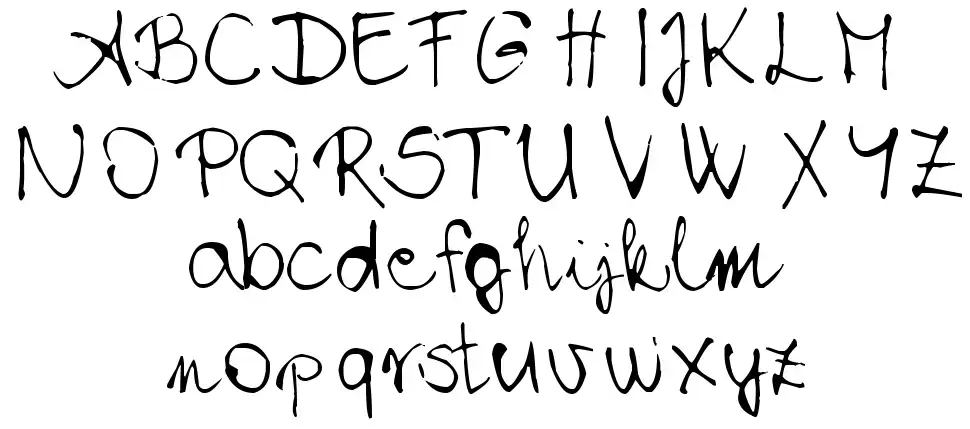 Chloe's Handwritingfont specimens