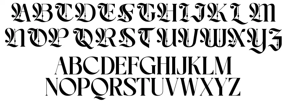Choire Spécimens Choirefont specimens