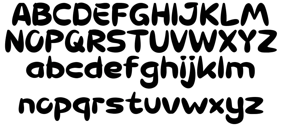 Choko Theo Spécimens Choko Theofont specimens