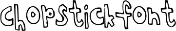 Chopstickfont