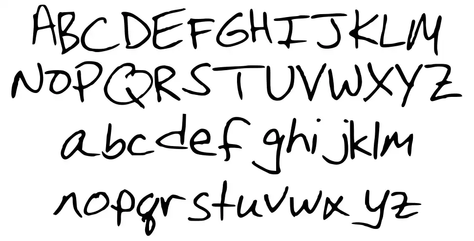 Christina Handwritingfont specimens