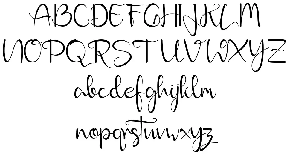 Christmas Gloryfont specimens