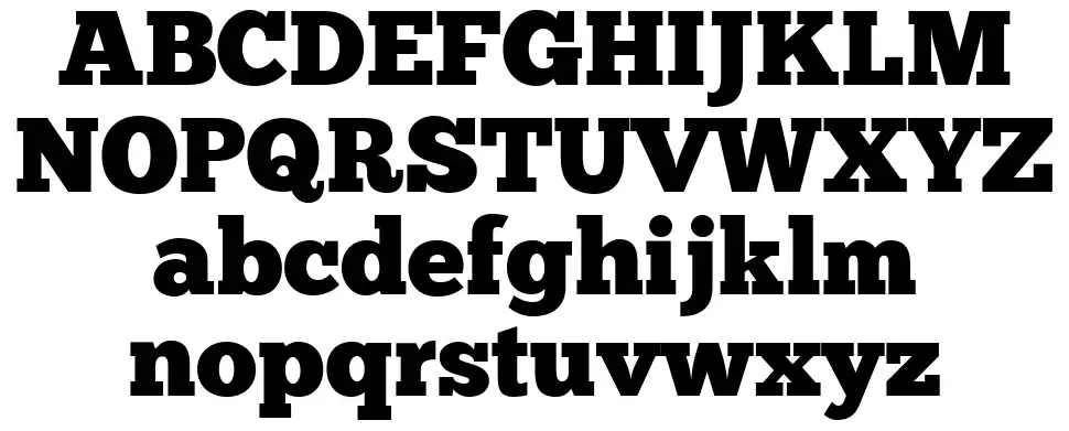 Chunk Five Exfont specimens