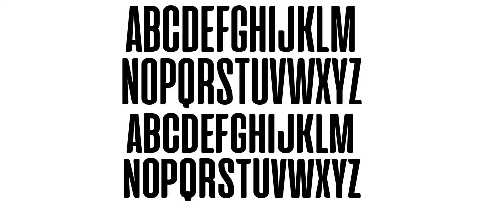 Cinematograficafont specimens