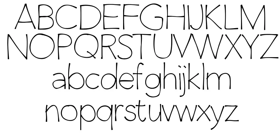 Claphappy Lightfont specimens