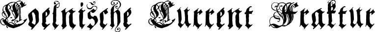 Coelnische Current Fraktur