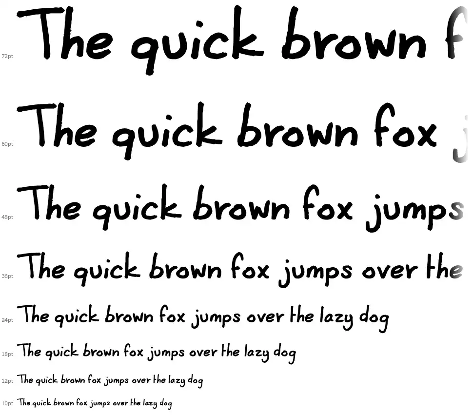 CoertSchriftfont waterfall