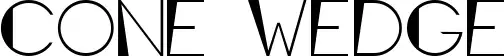 Cone Wedge