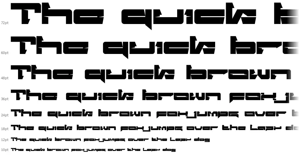 Coret Cascade Coretfont waterfall