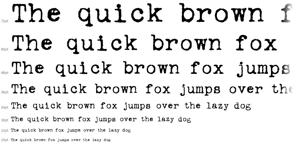 Corona 3 Typewriterfont waterfall